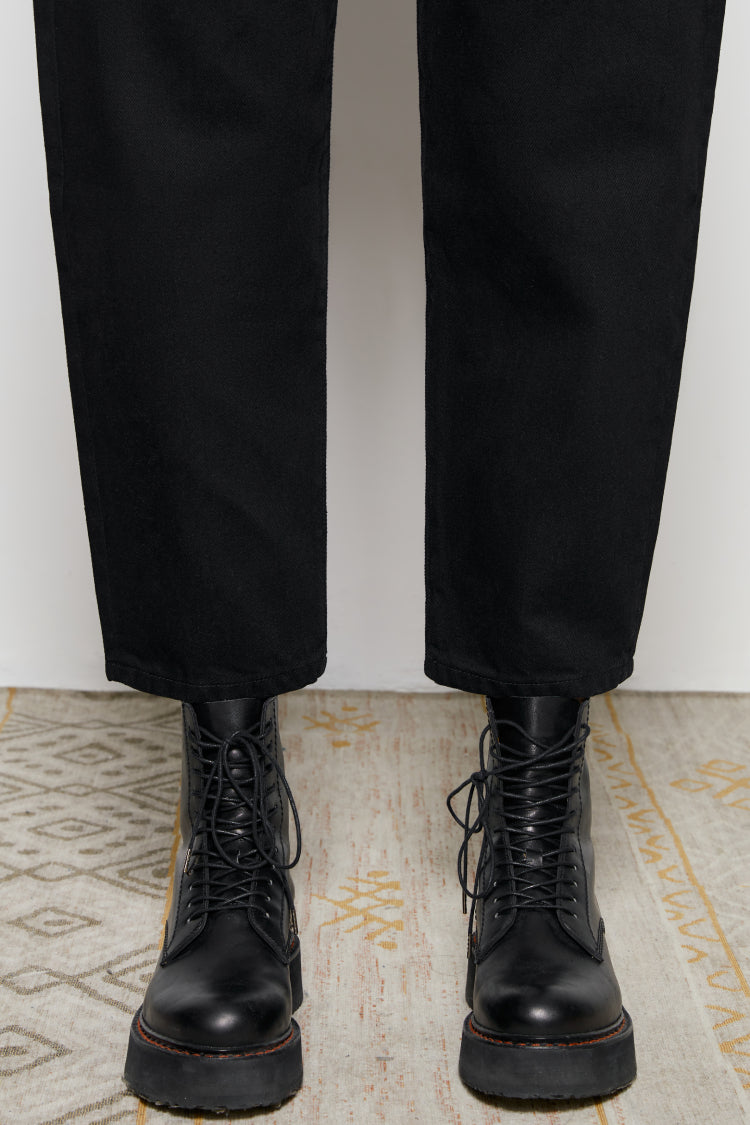 Queens Of Noise High Rise Barrel Jeans HJ026 [FINAL SALE]