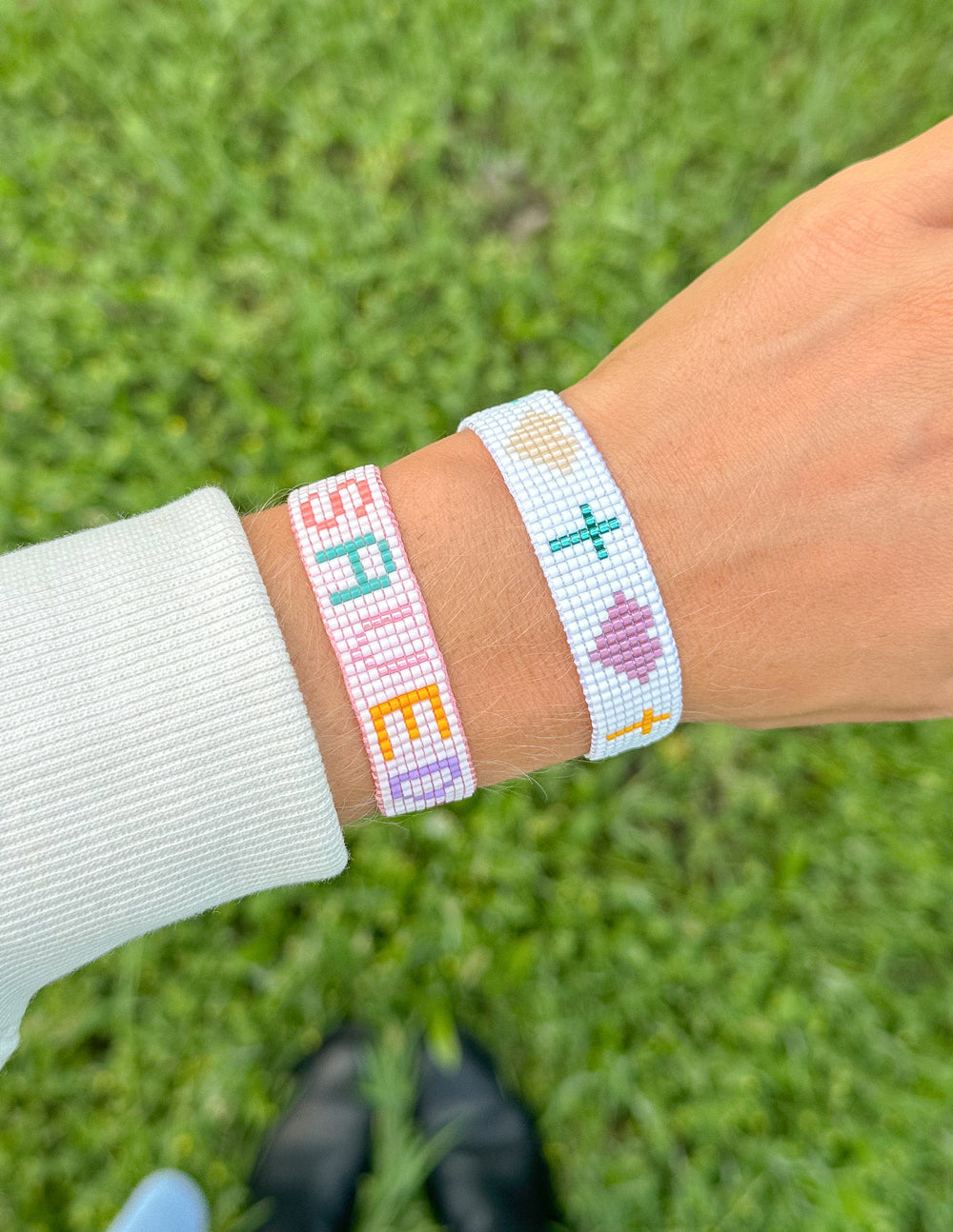 Salvation Micro Bead String Bracelet