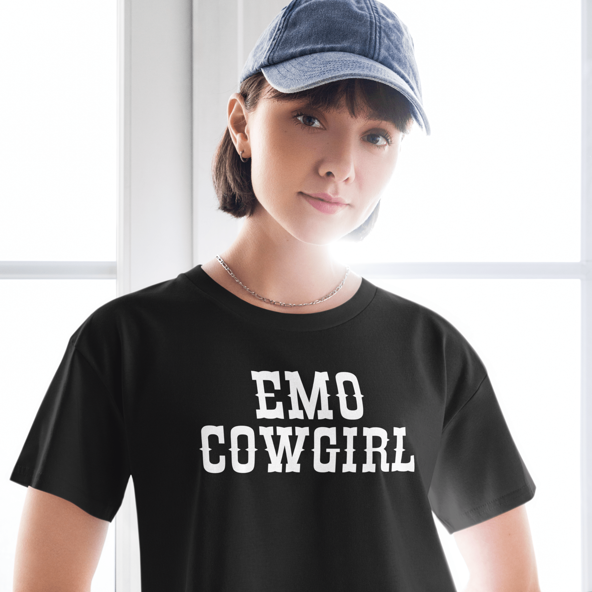 Emo Cowgirl Cropped Tee