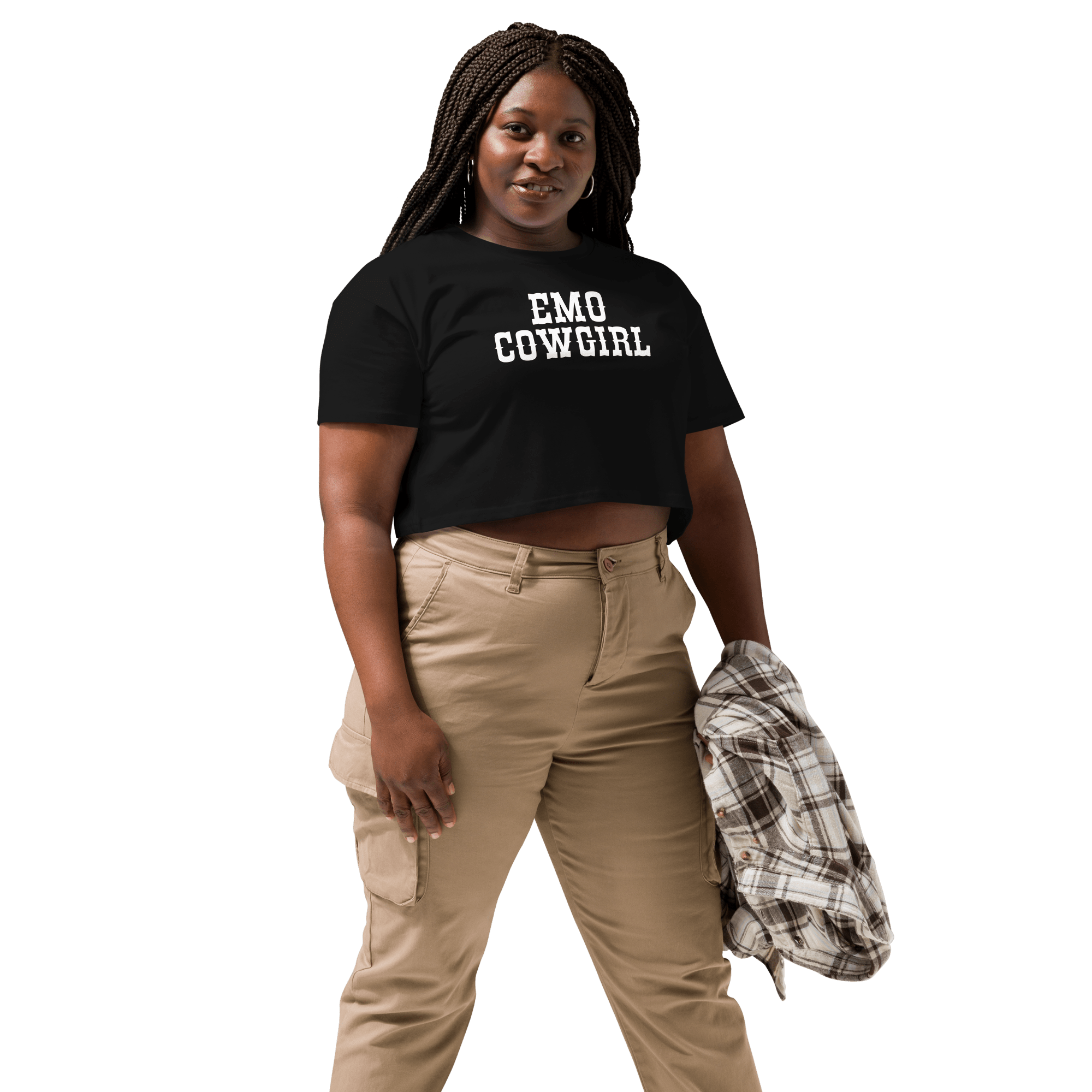 Emo Cowgirl Cropped Tee