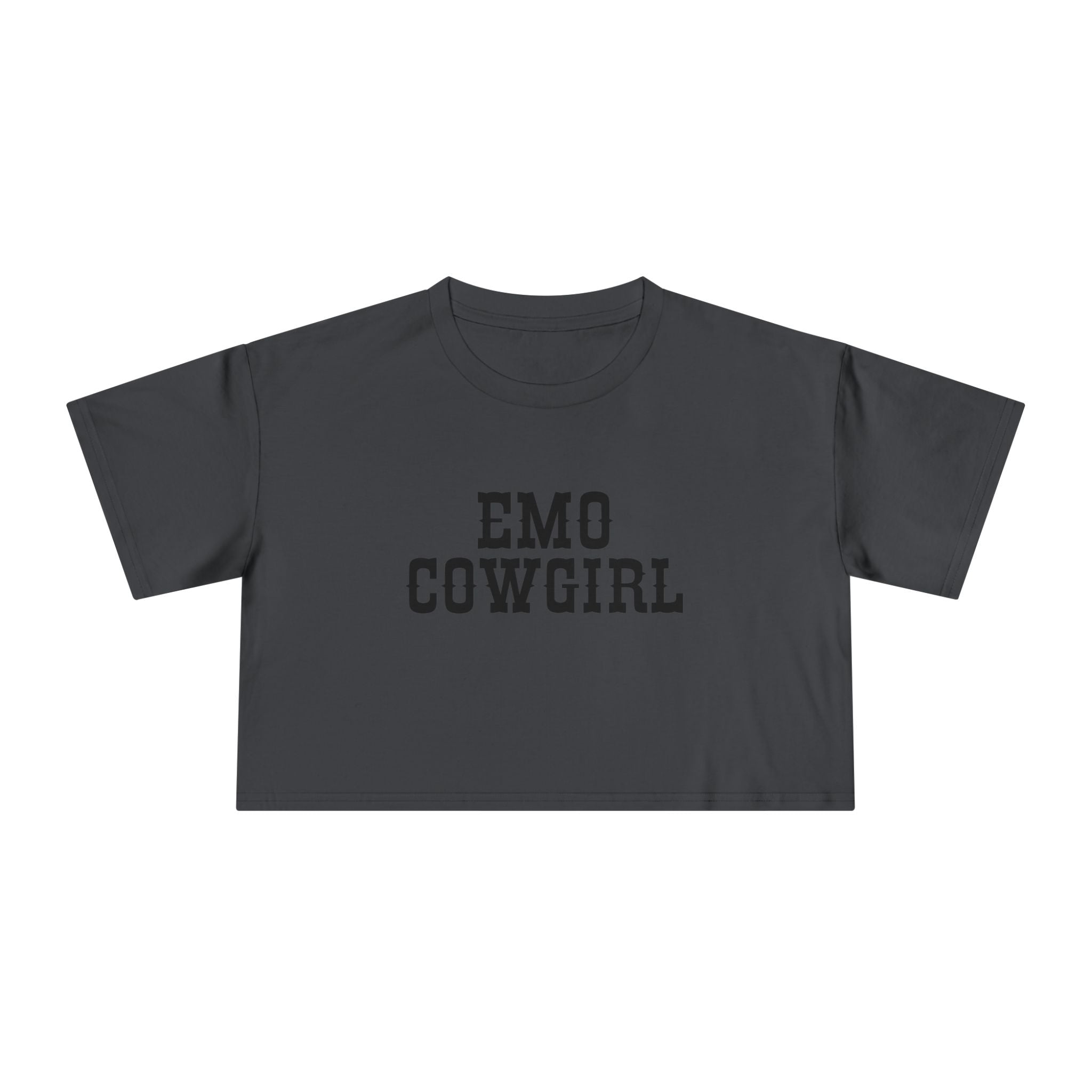 Emo Cowgirl Cropped Tee