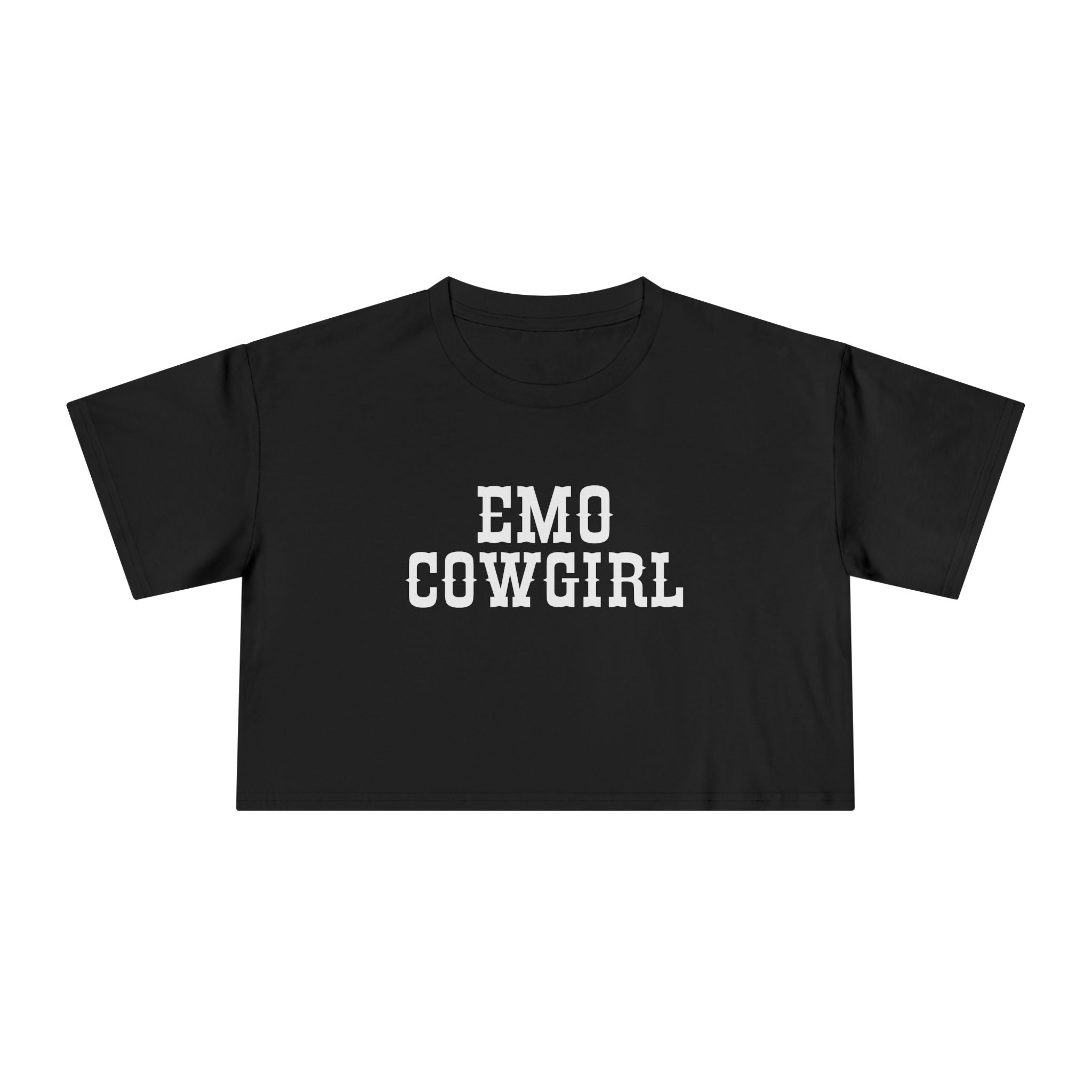 Emo Cowgirl Cropped Tee