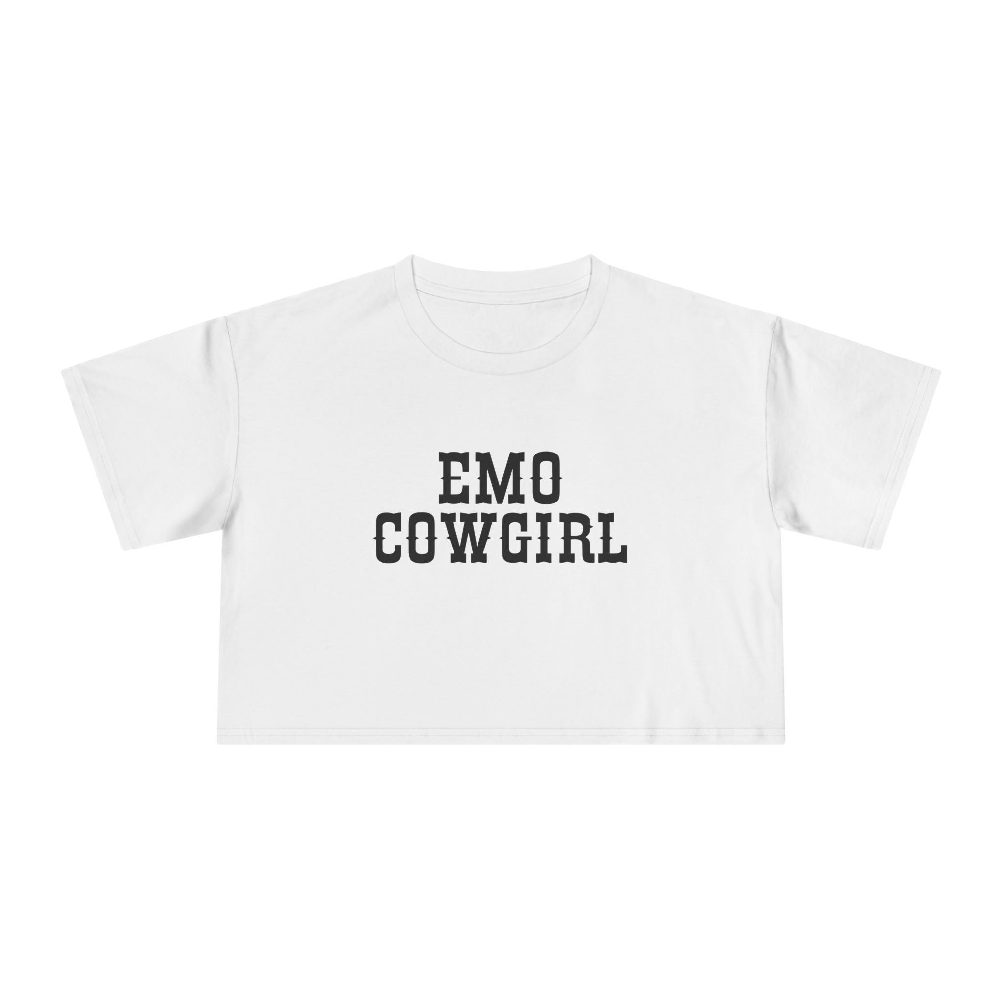 Emo Cowgirl Cropped Tee